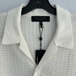 rag & bone Avery Cotton Blend Zuma Toweling Jacquard Shirt